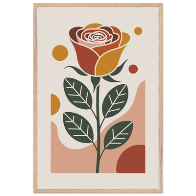 Boho Rose Art - Vibrantwalls