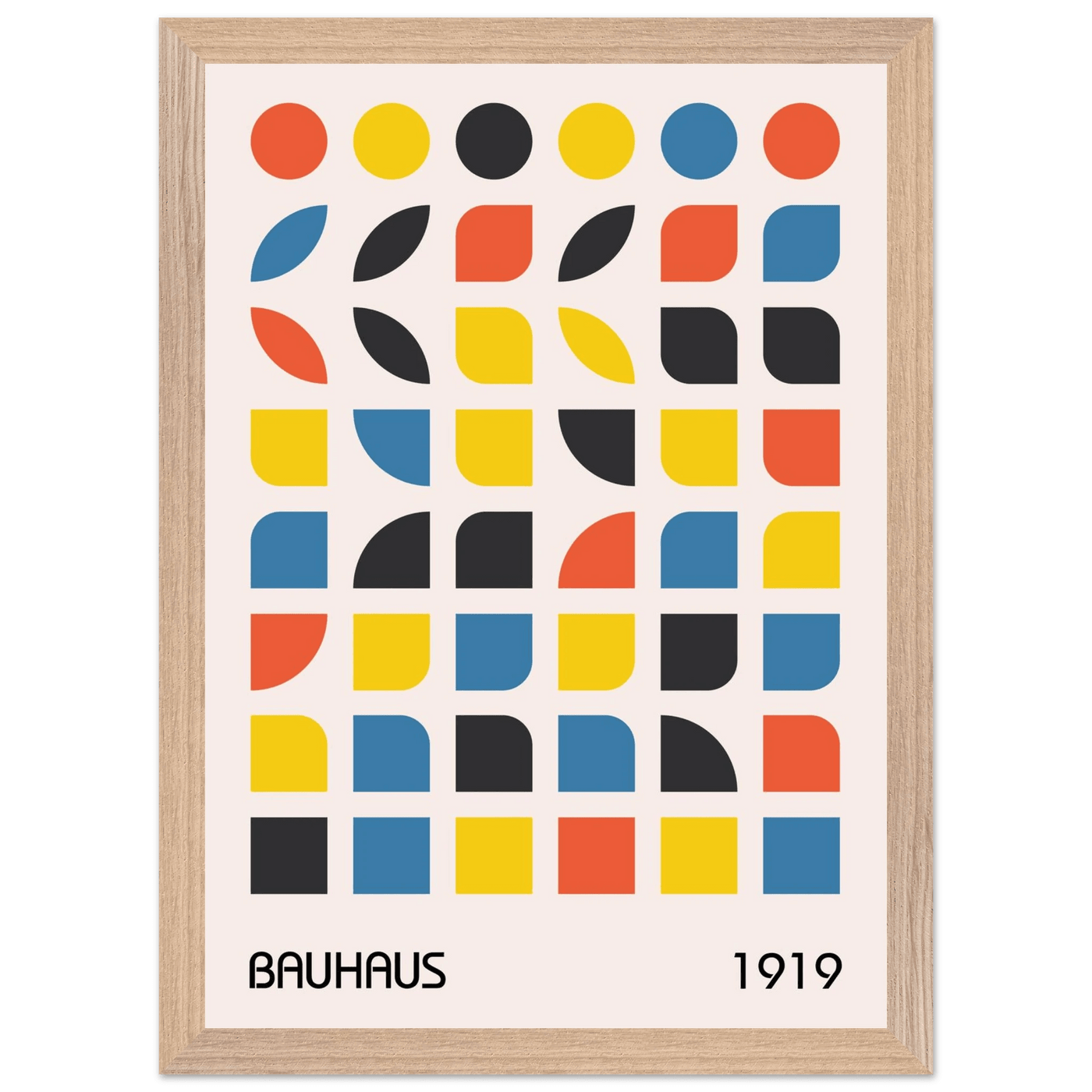 Bauhaus 1919 Geometric Abstract - Vibrantwalls