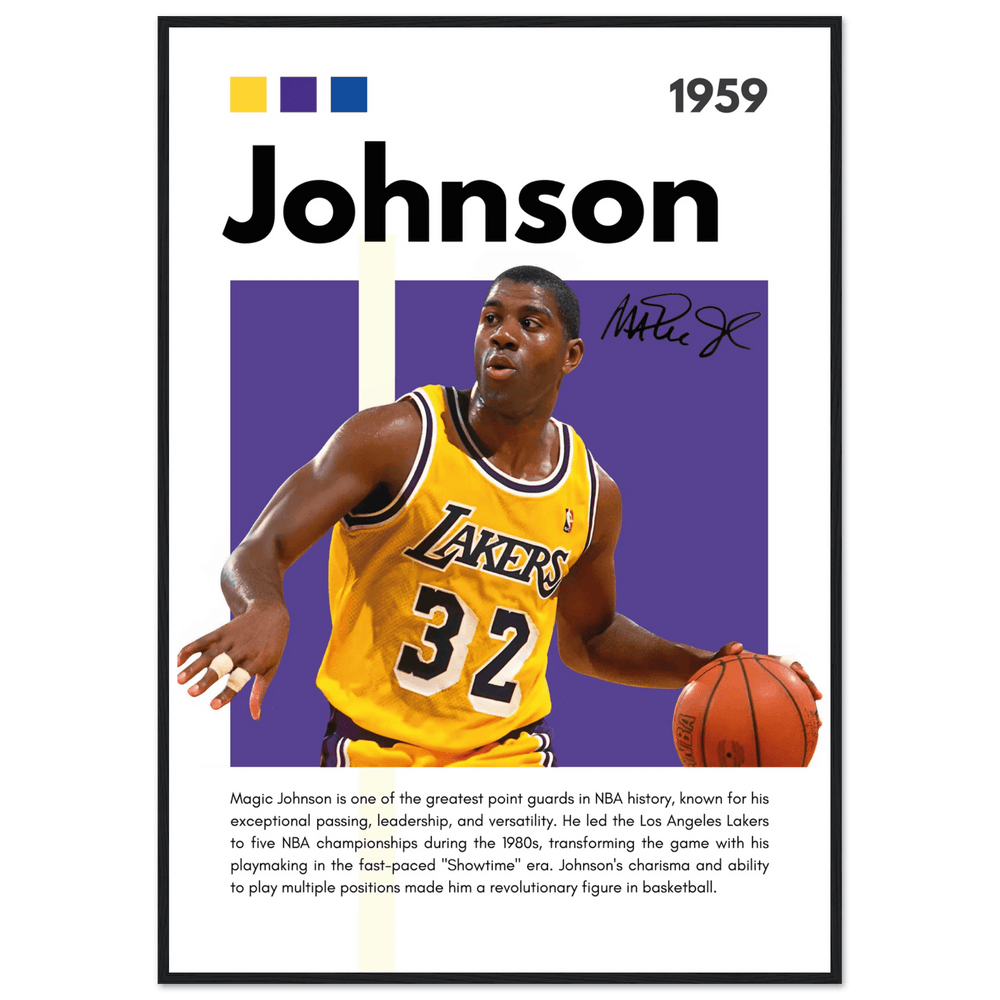 Magic Johnson Wall Art - Vibrantwalls
