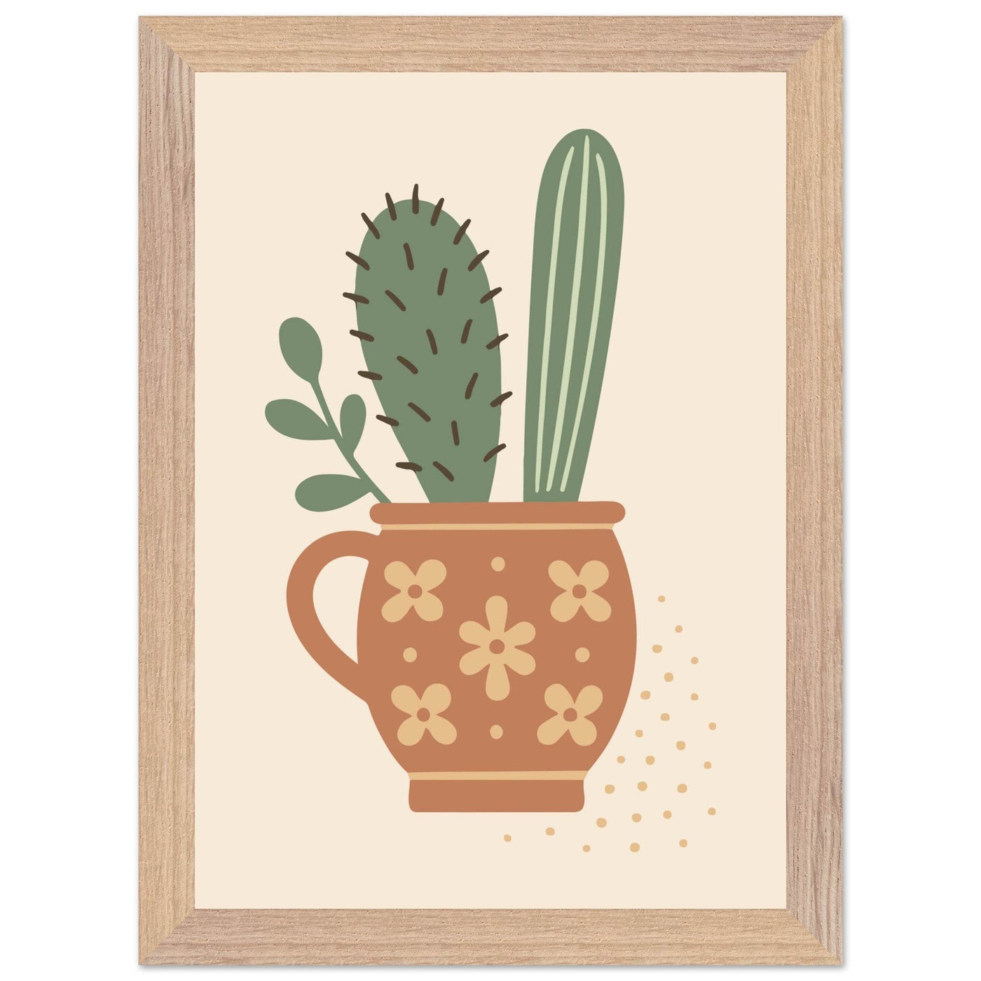 Cactus Bouquet - Vibrantwalls
