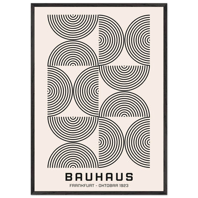 Bauhaus Black & Beige - Vibrantwalls