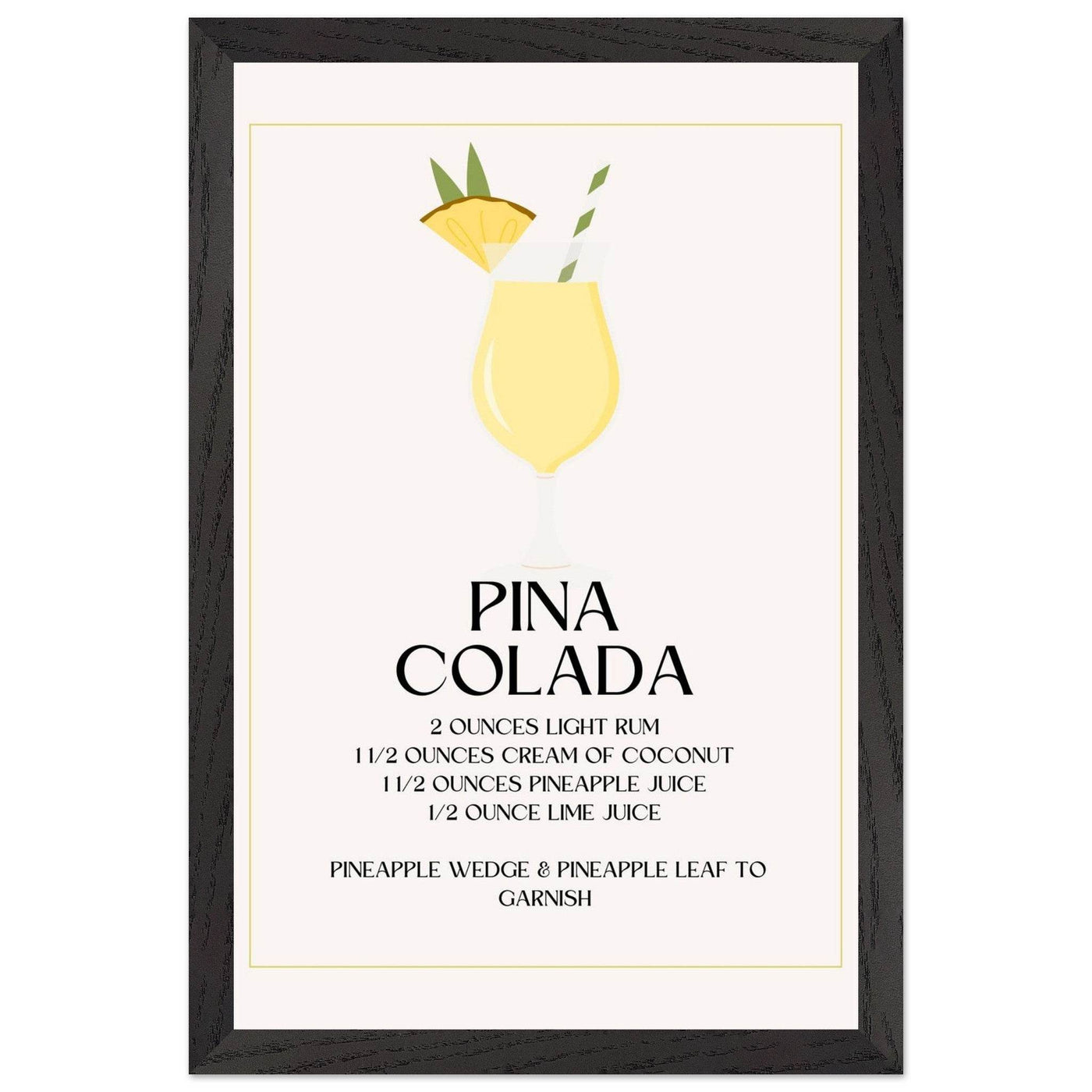 Pina Colada Cocktail Recipe - Vibrantwalls