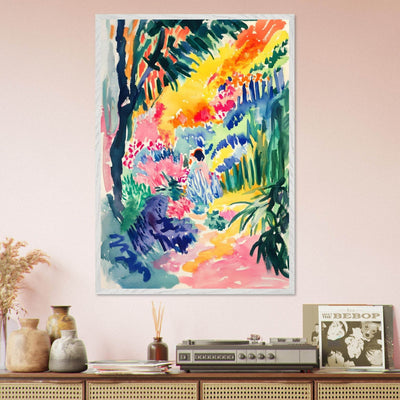 Vibrant Abstract Garden Henri Matisse - Vibrantwalls