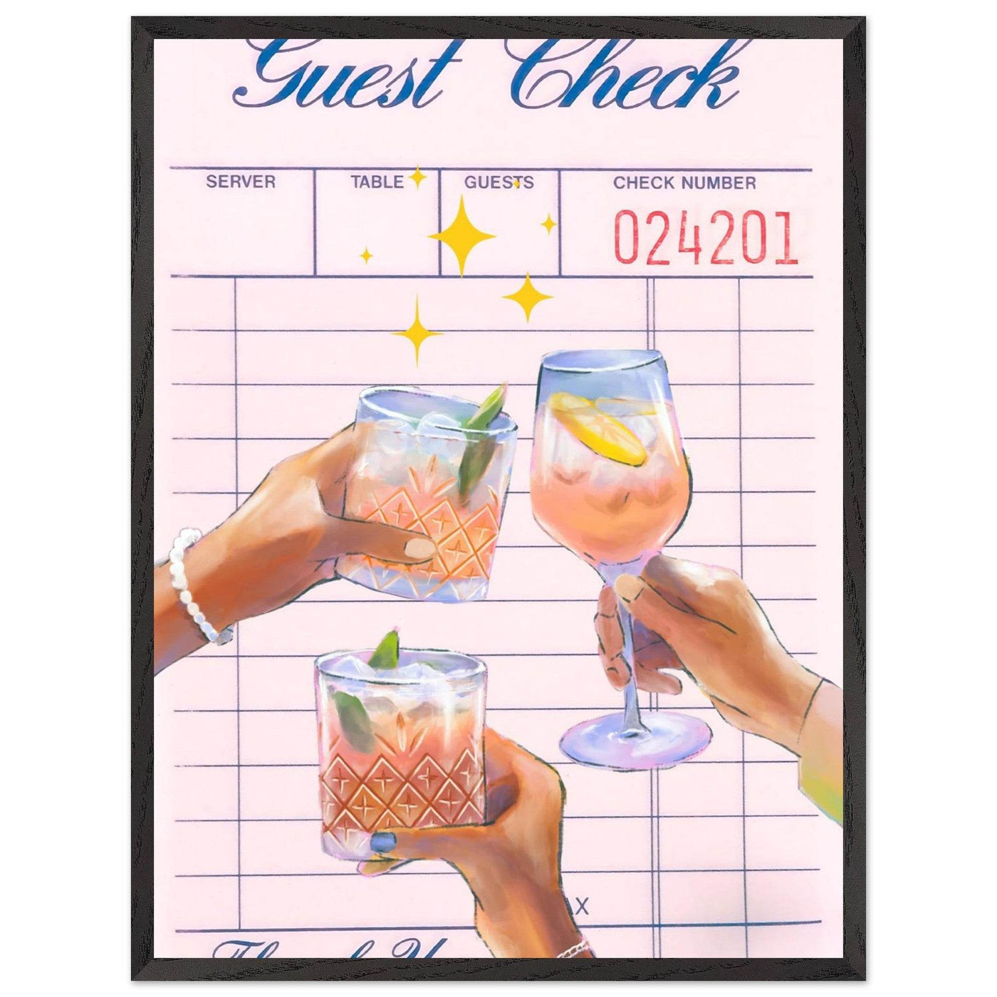 Retro Cocktail Recipe - Vibrantwalls