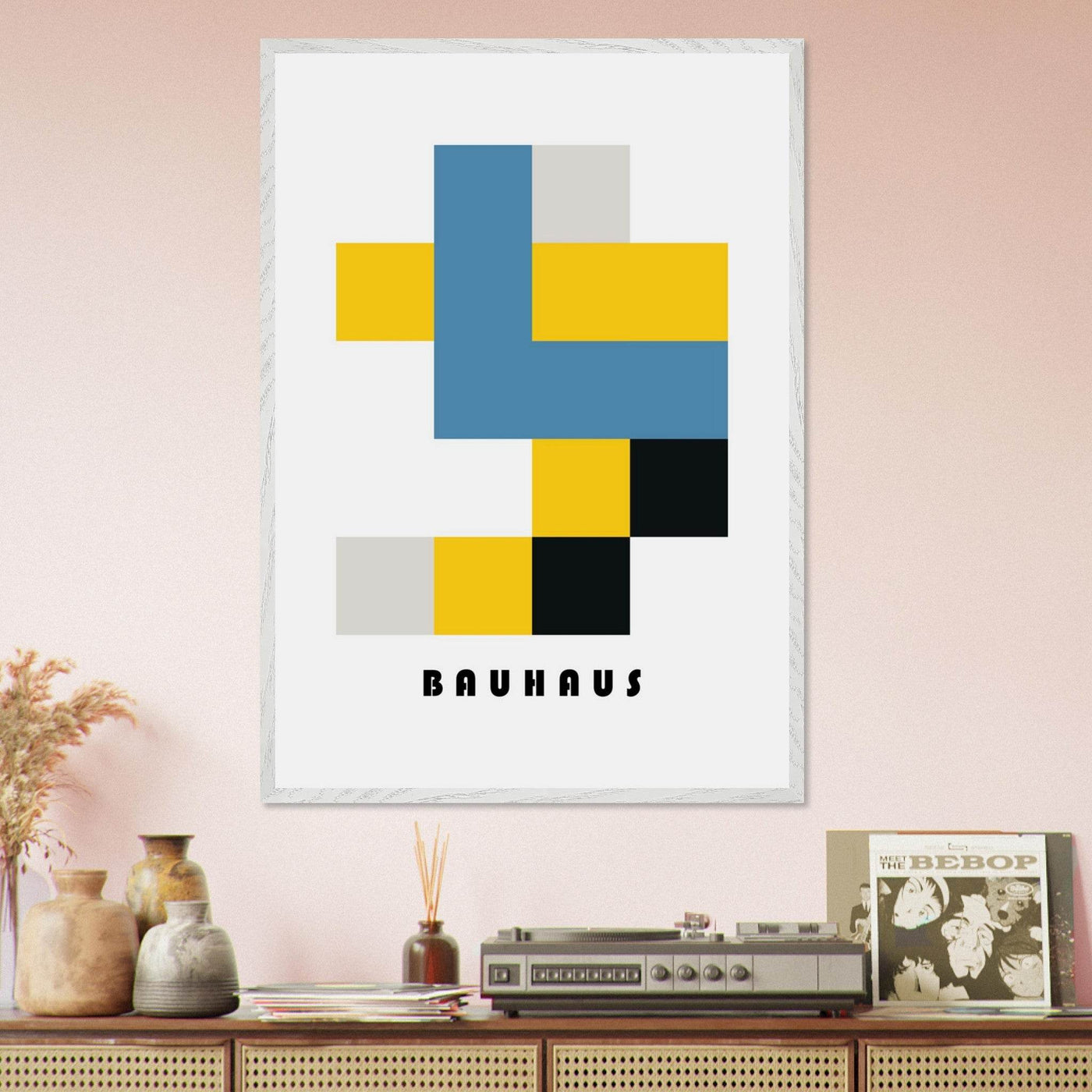 Bauhaus Geometric Abstract - Vibrantwalls