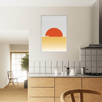 Bauhaus Sunset Abstraction - Vibrantwalls