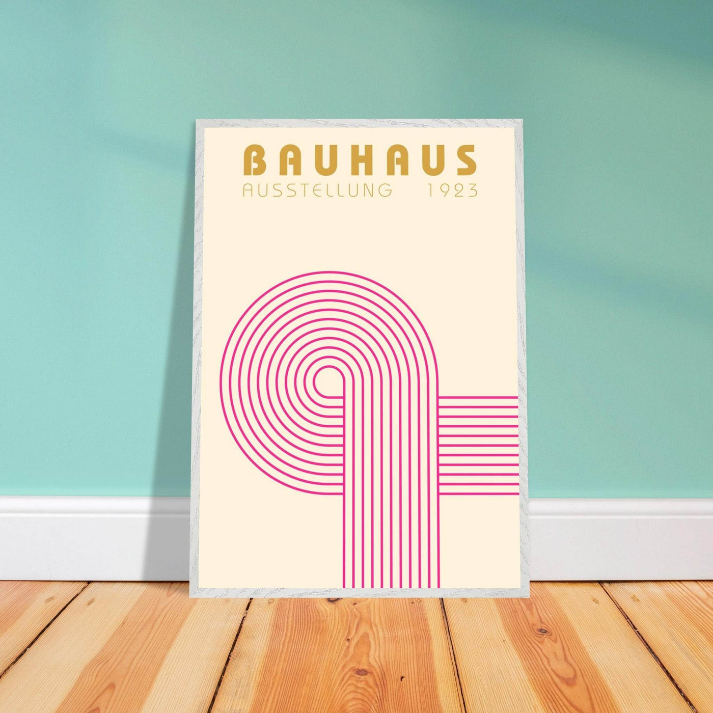Bauhaus Pink Pop Decor for Modern Home Aesthetics - Vibrantwalls