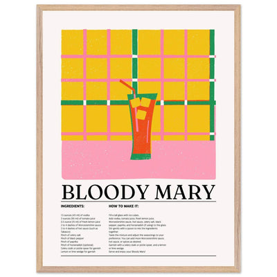 Retro Bloody Mary Cocktail Recipe - Vibrantwalls