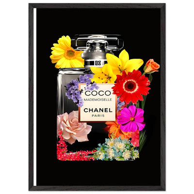 Vibrant Coco Mademoiselle Floral Art Print - Premium Framed Wall Decor in Your Choice of Size & Finish - Vibrantwalls