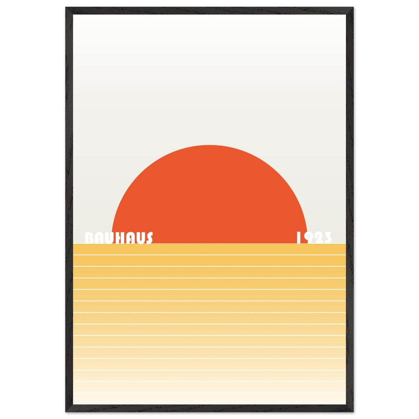 Bauhaus Sunset Abstraction - Vibrantwalls