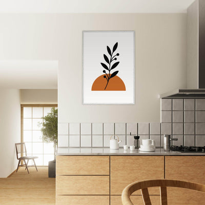 Minimalist Botanical Sunset - Vibrantwalls