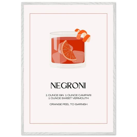 Negroni Cocktail Recipe - Vibrantwalls
