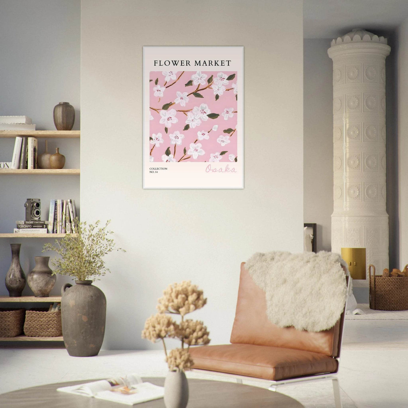 Sakura Pink Bloom Framed Poster – Delicate Floral Art Print | Ready-to-Hang in Your Choice of Frame - Vibrantwalls