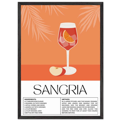 Sangria Cocktail Recipe - Vibrantwalls