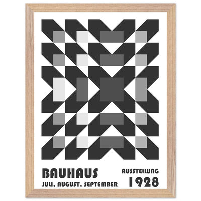Bauhaus-Style Geometric Grid - Vibrantwalls