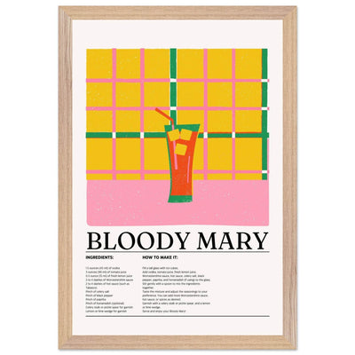 Retro Bloody Mary Cocktail Recipe - Vibrantwalls