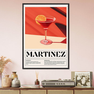 Martinez Cocktail - Vibrantwalls