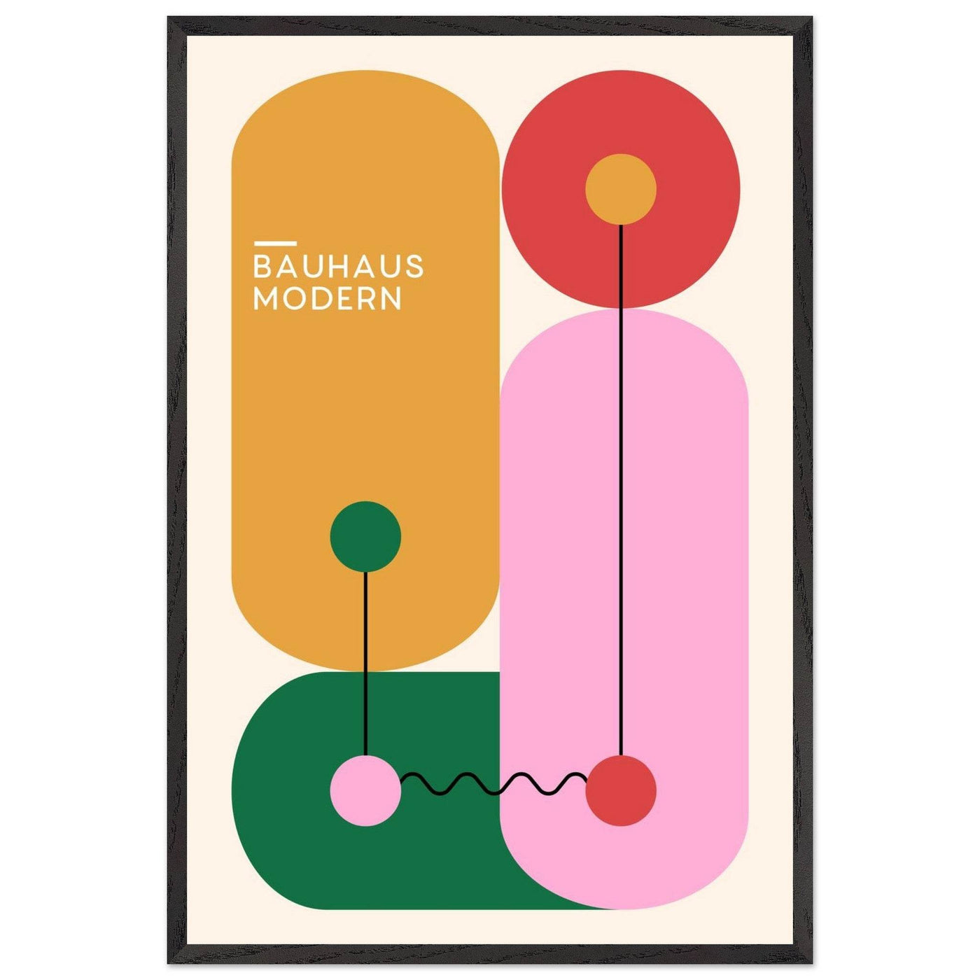 Bauhaus Colorful Geometric Art for Modern Home Decor - Vibrantwalls