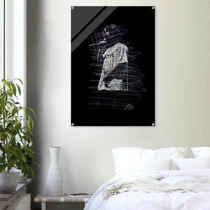 Phantom Echoes Acrylic Print - Modern, Luminous Wall Art Available in Multiple Sizes - Vibrantwalls