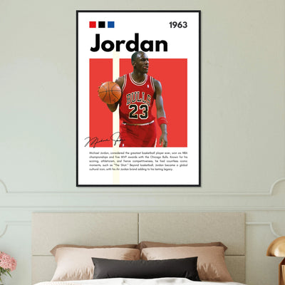 Michael Jordan Air Jordan Bulls Retro Print Vibrantwalls