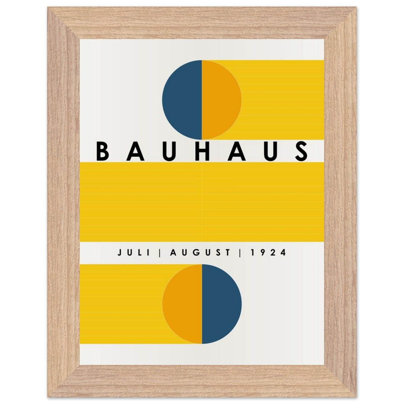 Bauhaus Blue Tunnel Geometric - Vibrantwalls