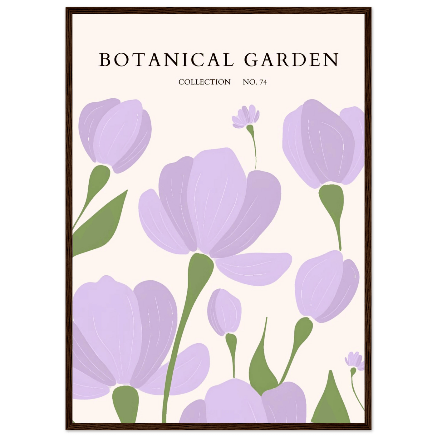 Botanical Garden Elegant Lavender Bloom Art Print - Vibrantwalls
