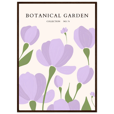Botanical Garden Elegant Lavender Bloom Art Print - Vibrantwalls