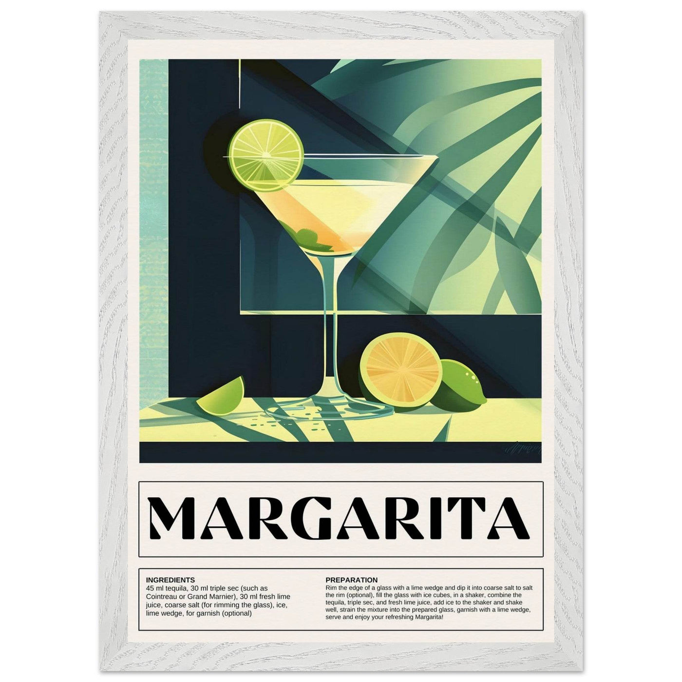 Margarita Cocktail - Vibrantwalls