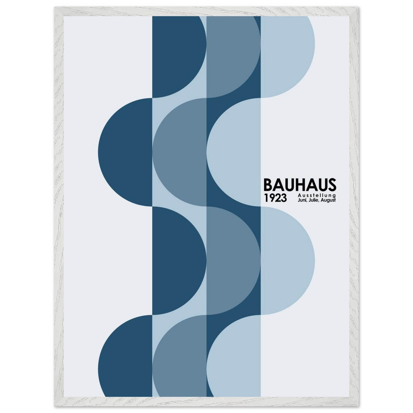 Bauhaus-Style The Blue Design - Vibrantwalls