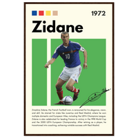 Zinedine Zidane Wall Art - Vibrantwalls
