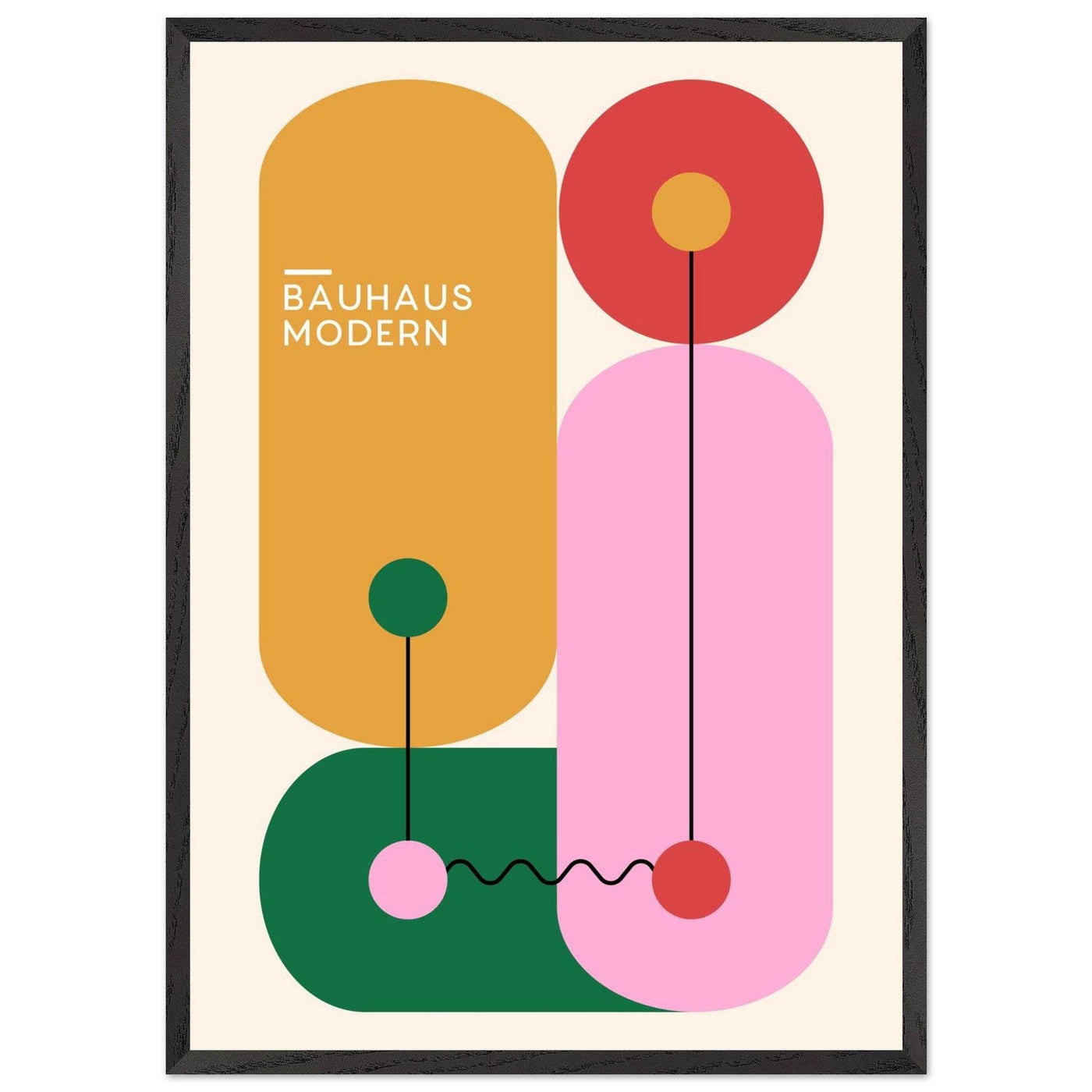 Bauhaus Colorful Geometric Art for Modern Home Decor - Vibrantwalls