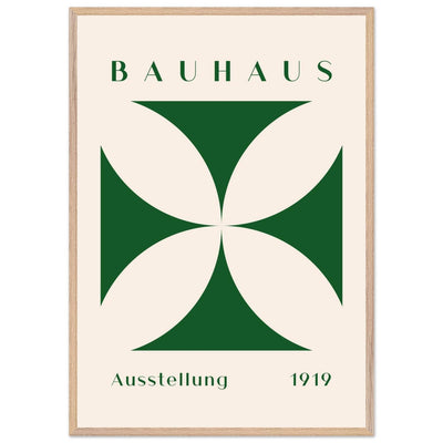 Deep Green Cream Bauhaus 1919 - Vibrantwalls