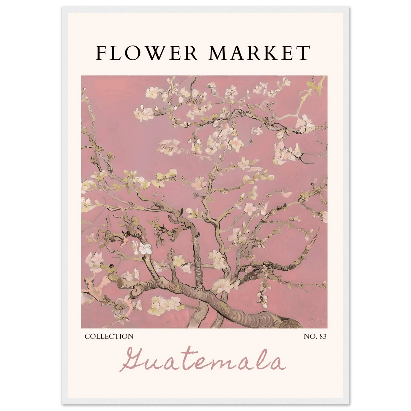 Pink Blossom Nature Framed Poster – Serene Floral Art Print | Ready-to-Hang in Multiple Sizes & Frame Finishes - Vibrantwalls