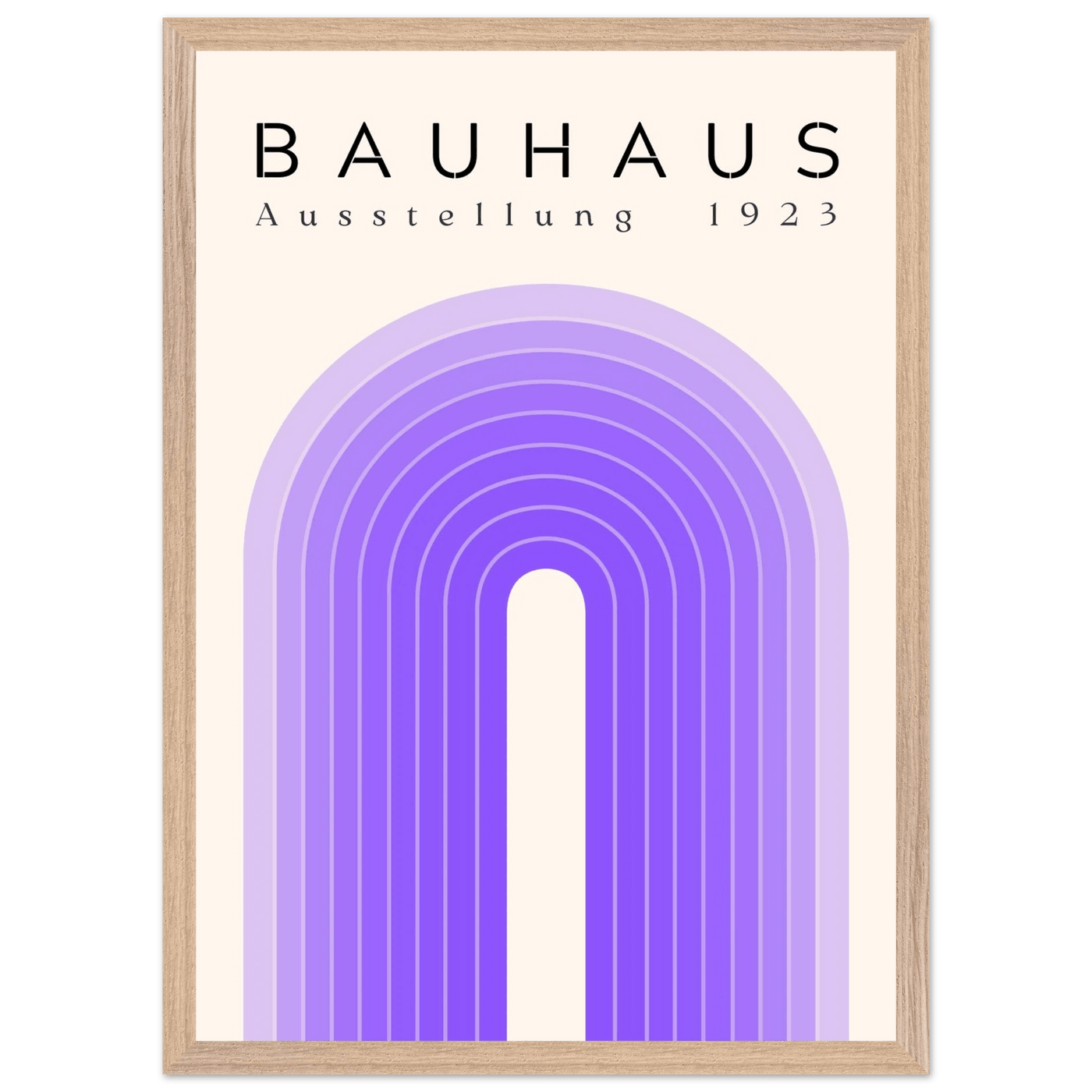 Bauhaus Ausstellung 1923 Violet - Vibrantwalls