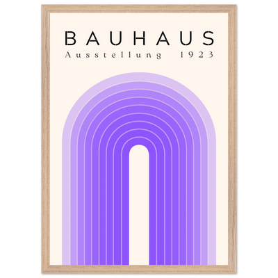 Bauhaus Ausstellung 1923 Violet - Vibrantwalls