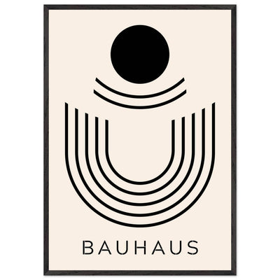 Bauhaus Black & Beige Abstract - Vibrantwalls