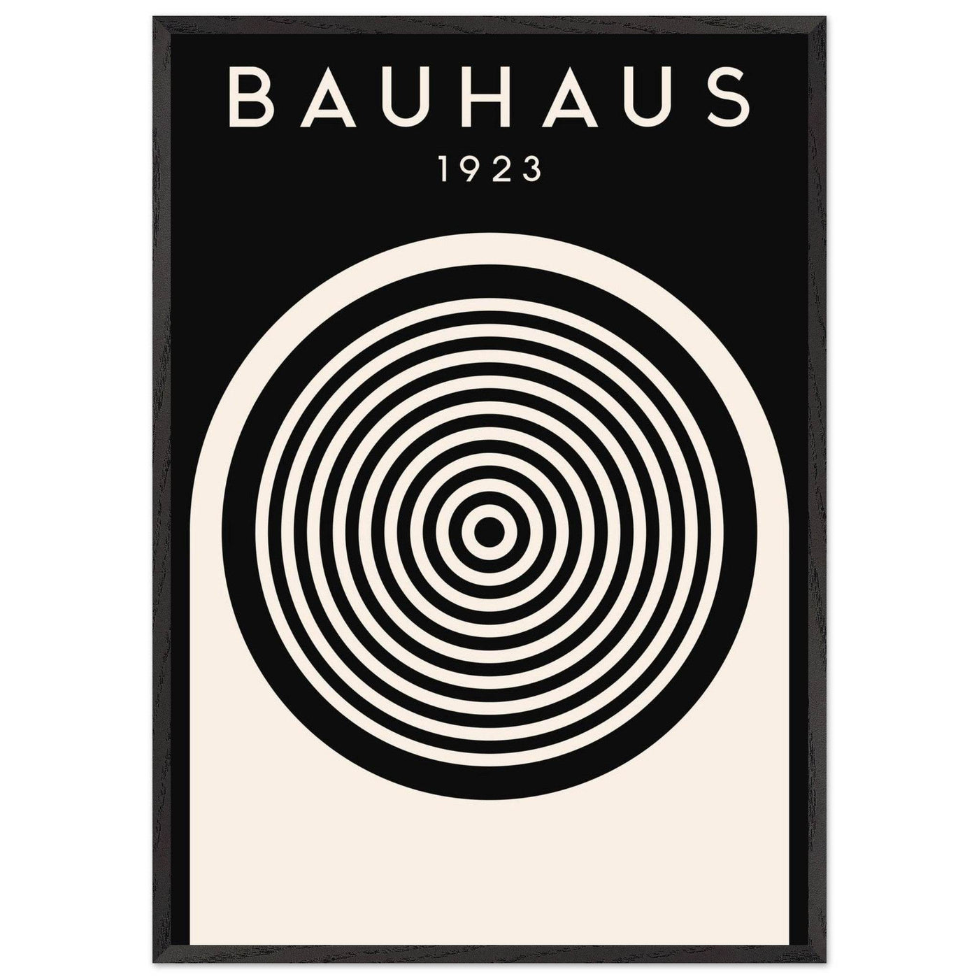 Bauhaus Black & Cream - Vibrantwalls