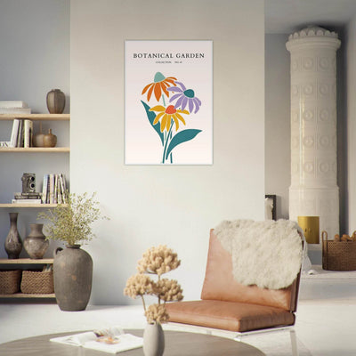Botanical Garden Collection Framed Poster – Abstract Floral Art Print | Vibrant Colors, Ready-to-Hang - Vibrantwalls