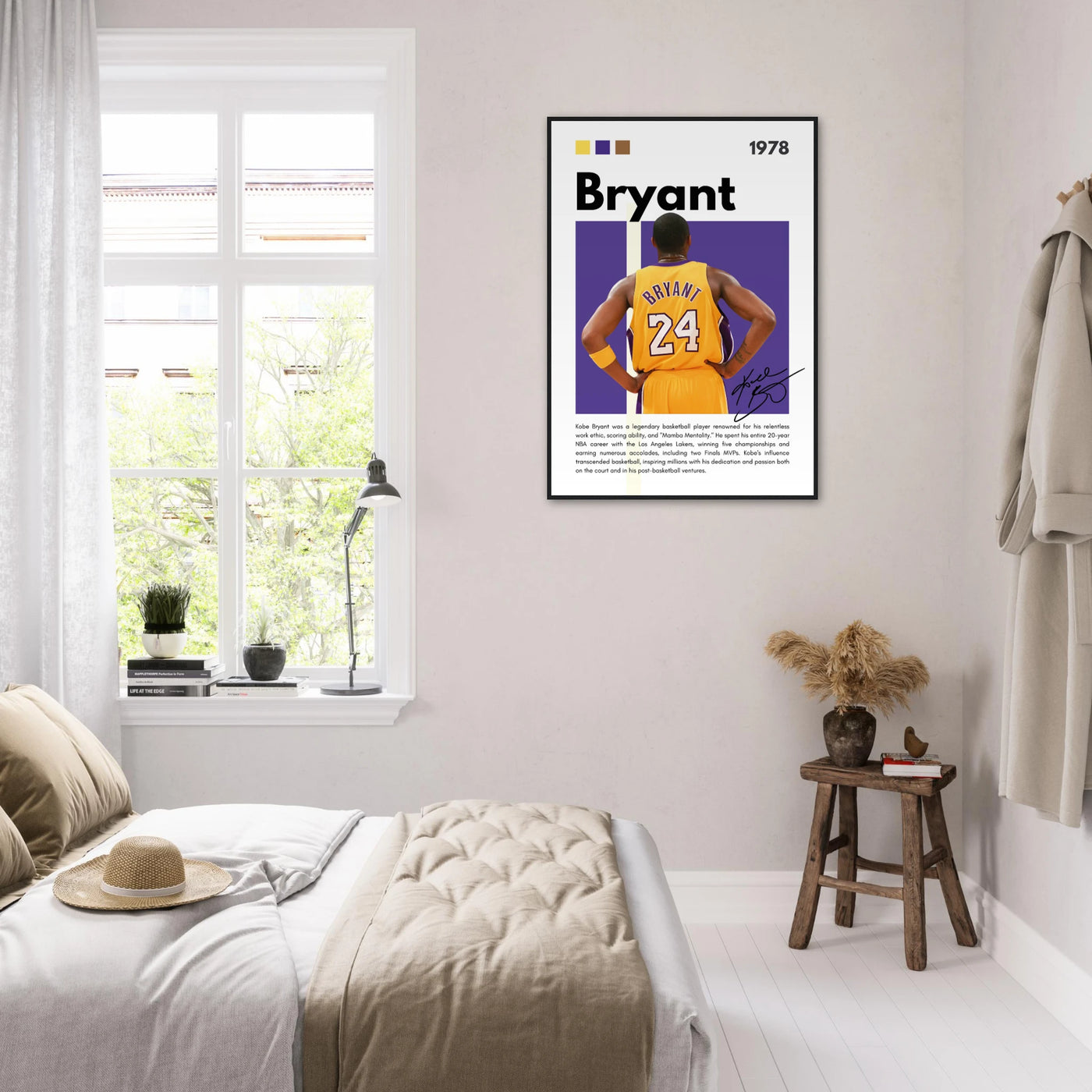 Kobe Bryant Mamba Mentality Lakers Framed Poster Vibrantwalls
