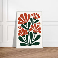 Desert Landscape Earthy Tones Abstract Wall Art - Vibrantwalls