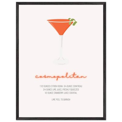 Cosmopolitan Cocktail Recipe Pink Vodka Cranberry Drink - Refreshing Cocktail Delight - Vibrantwalls
