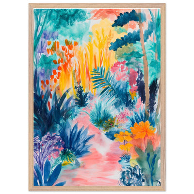 Abstract Tropical Garden Matisse I - Vibrantwalls