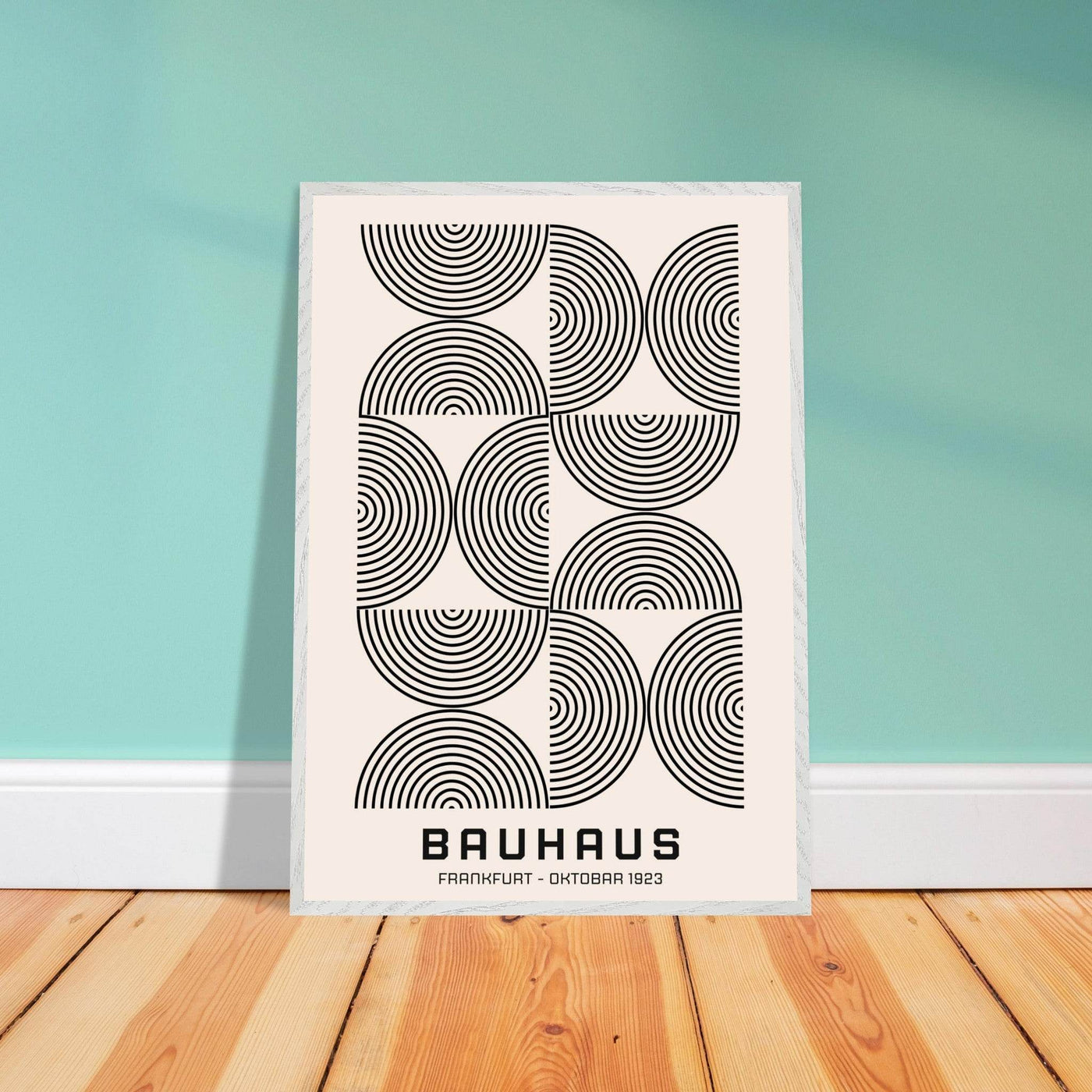 Bauhaus Black & Beige - Vibrantwalls
