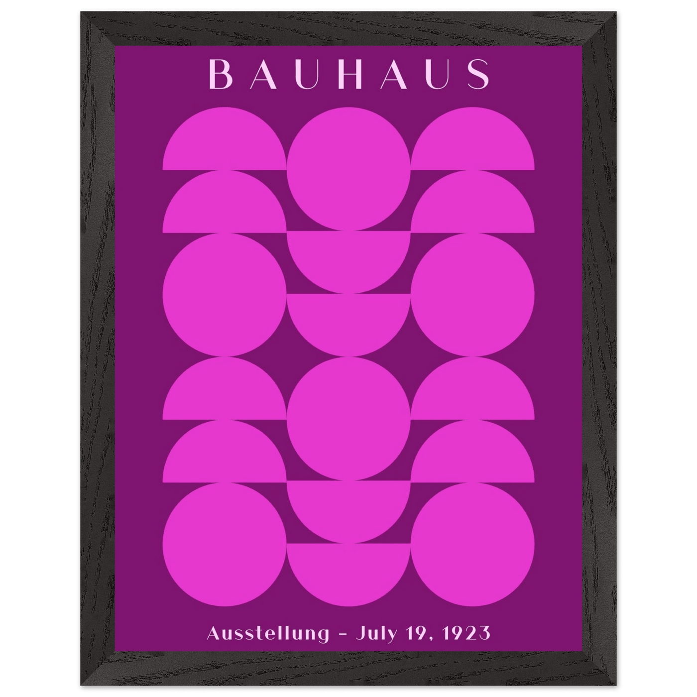 Bauhaus Pink & Purple Abstract - Vibrantwalls