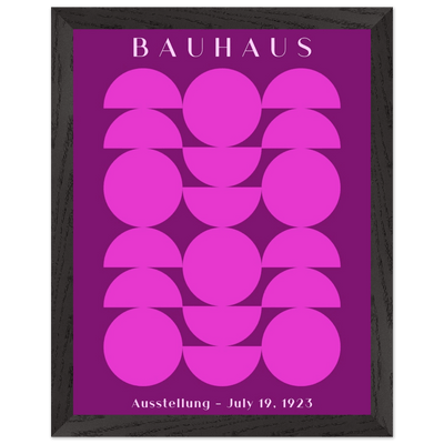 Bauhaus Pink & Purple Abstract - Vibrantwalls