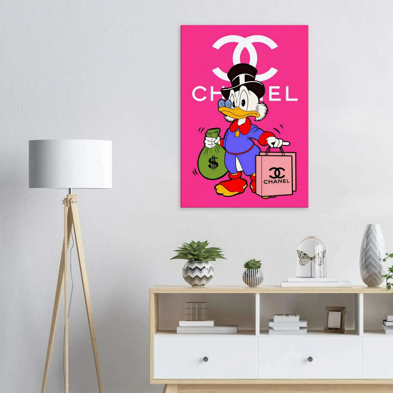 Pink Chanel Canvas Art - Vibrantwalls