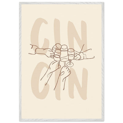 Framed Gin Quote Artwork for Gin Lovers - Perfect Decor for Home or Bar - Vibrantwalls
