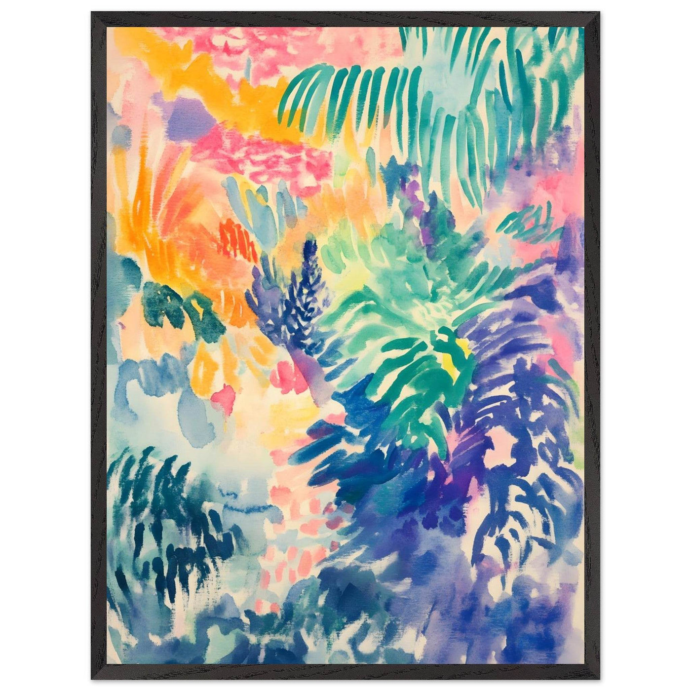Abstract Floral - Vibrantwalls
