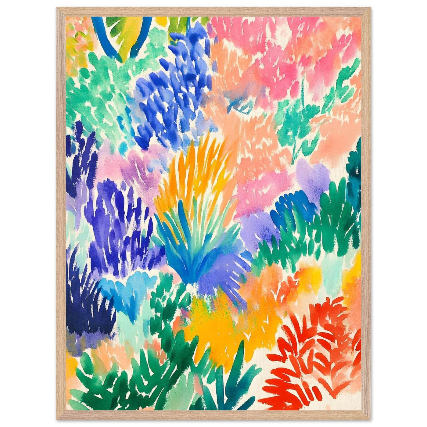 Matisse-Abstract Floral - Vibrantwalls