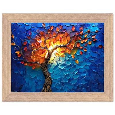 Vibrant Tree of Life Palette Knife Art - Vibrantwalls